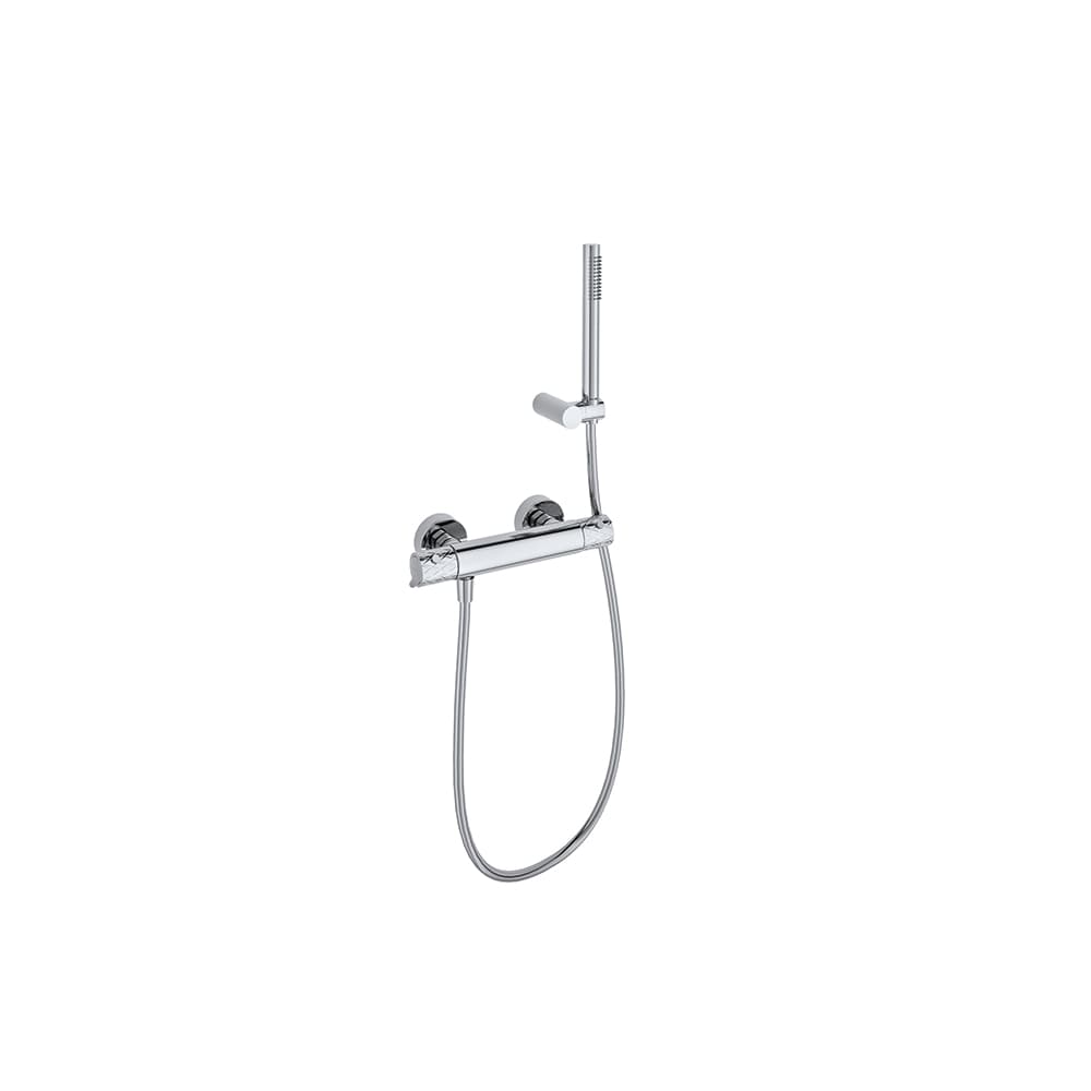 Odisea - joya, thermostatic shower mixer with shower set, Chrome
