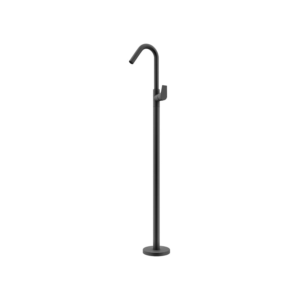 Urban chic, monomando lavabo de columna, Negro mate