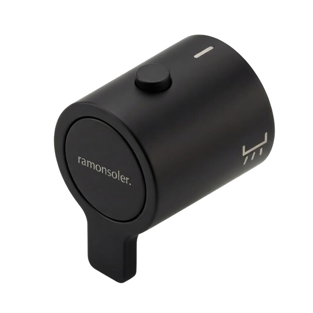 Blautherm, long bath/shower handle, Matt black