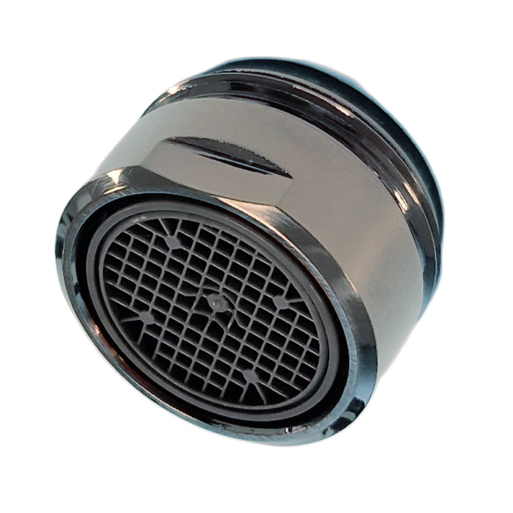 Accesorios, aireador macho M24 x 1 tipo D, Niquel cepillado