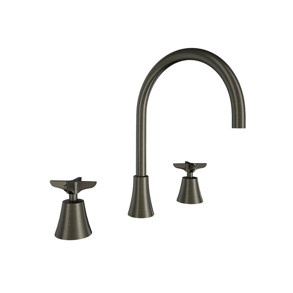 Adagio, fregadero de repisa con caño giratorio de 190mm, Grafito