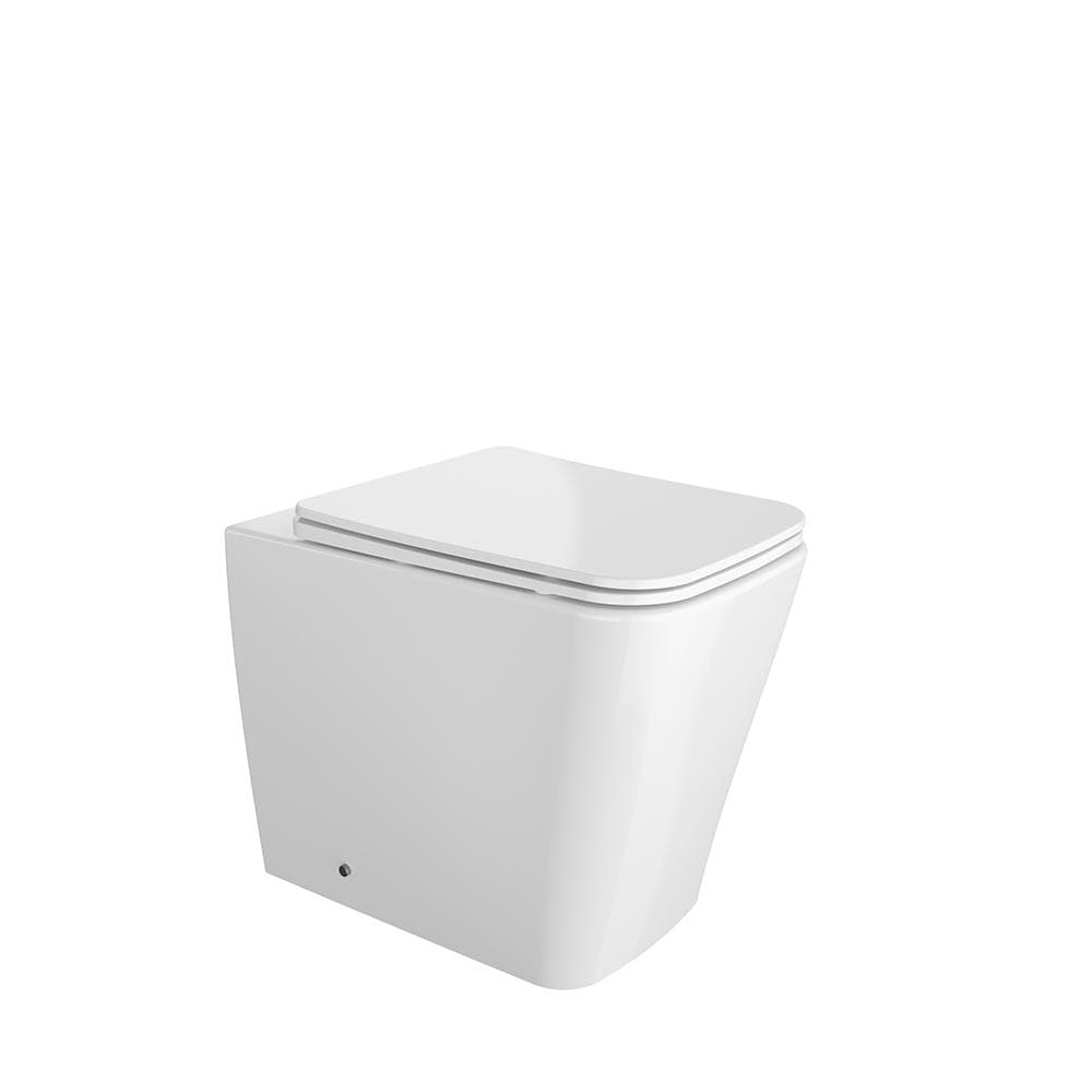 Alma, inodoro empotrable rimless adosada pared s/d alma, Blanco