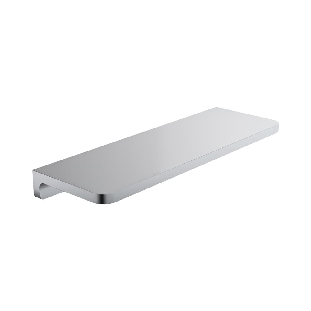 Ergos, wall-mounted bathroom shelf, Chrome