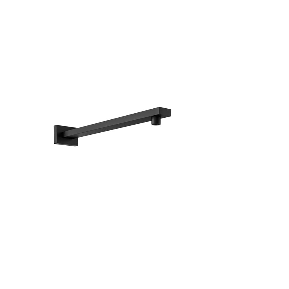 Hidroterapia, Breeam, braç de dutxa horitzontal de paret 400mm 8L, Negre mat