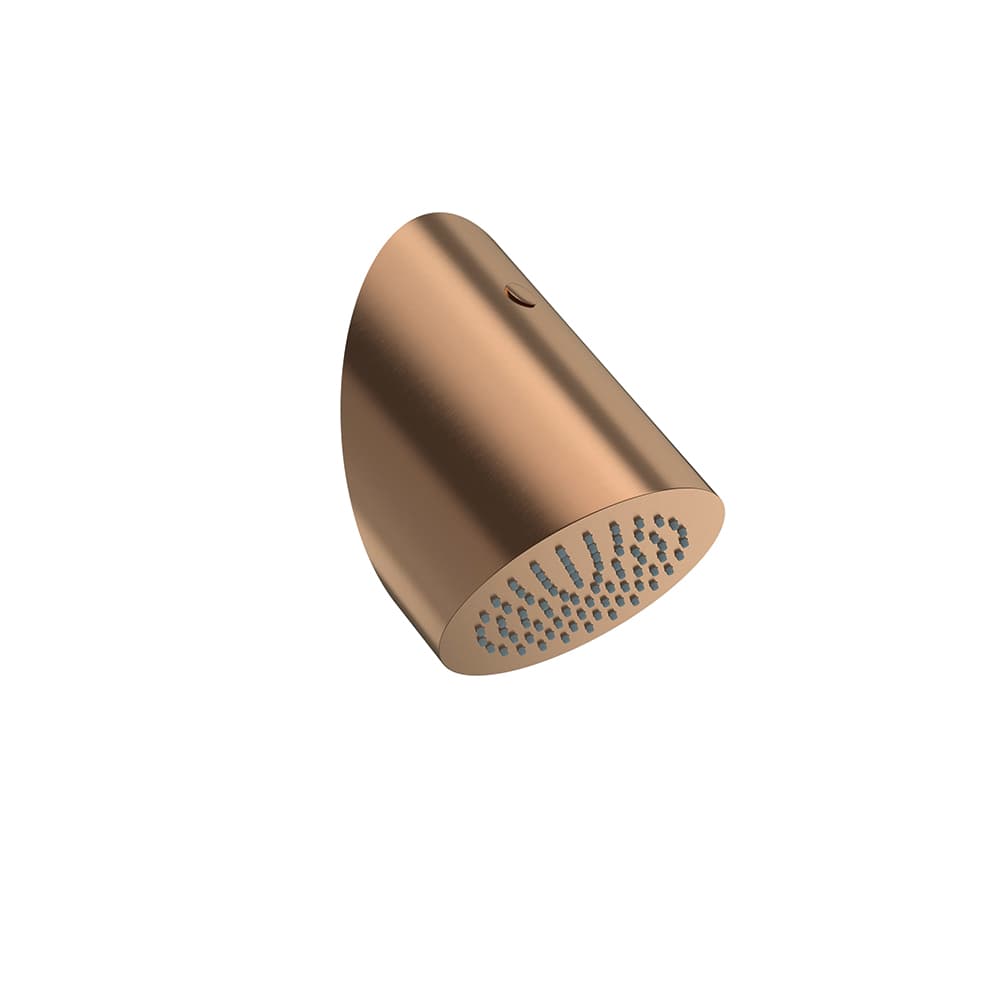 Hidroterapia, Breeam, rociador de pared cilíndrico, Cobre cepillado