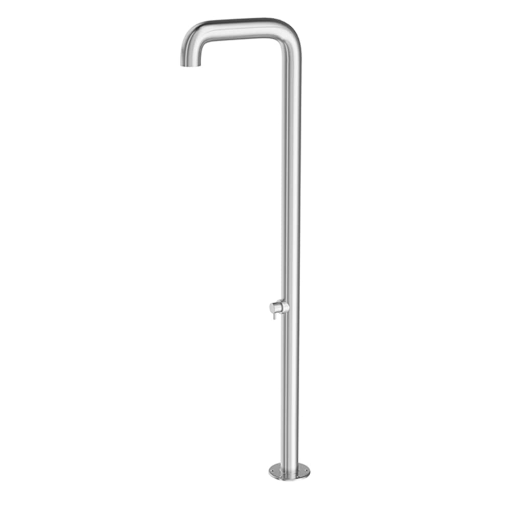 Hidroterapia, colonna doccia da esterno per piscina, 1 via, Inox