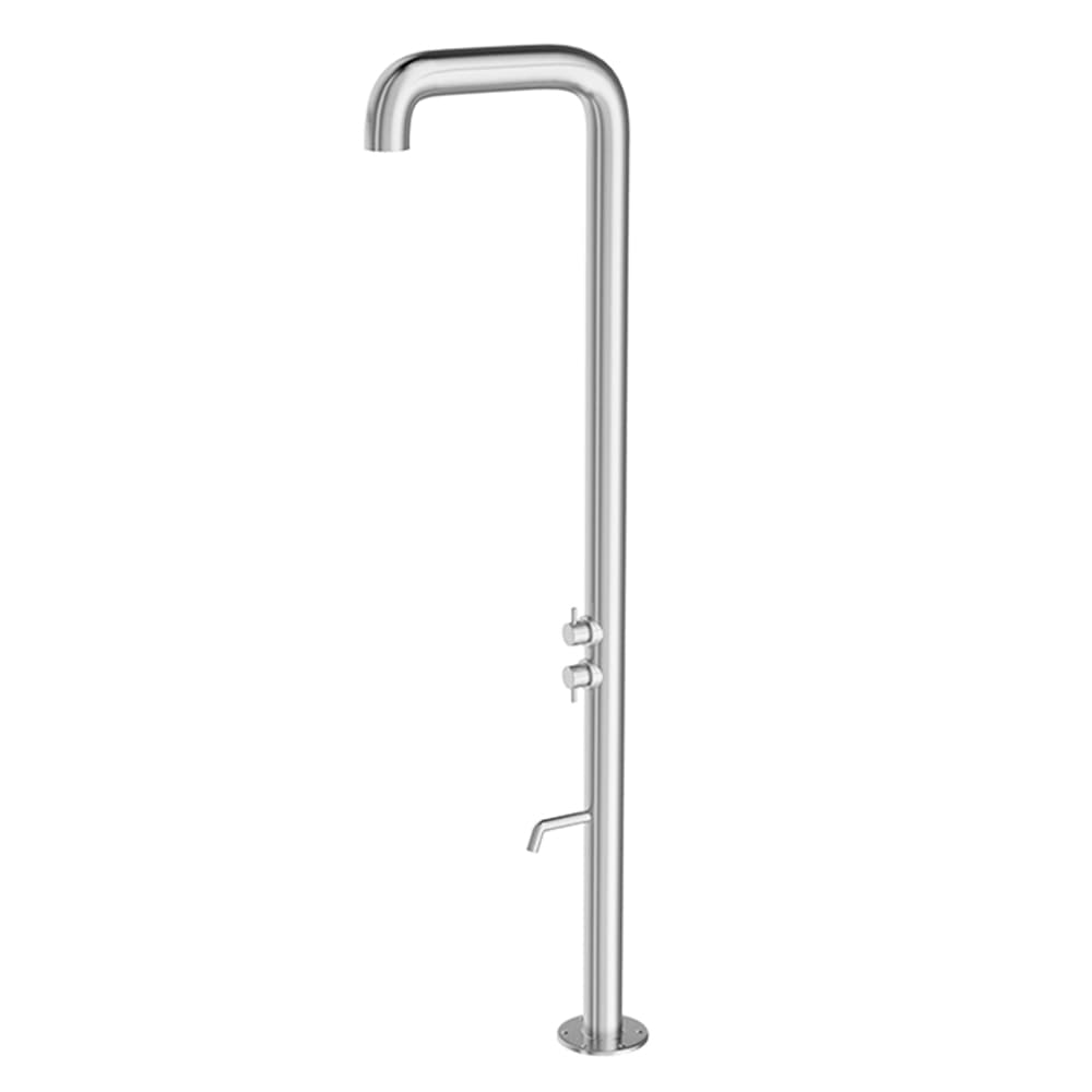 Hidroterapia, Breeam, columna de ducha exterior para piscina 2 vías Hercules 8L, Inox