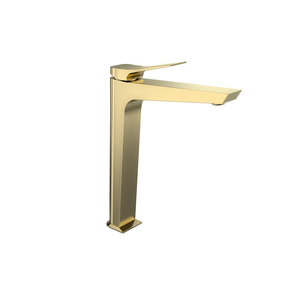 Prisma, XL basin mixer, Brushed gold