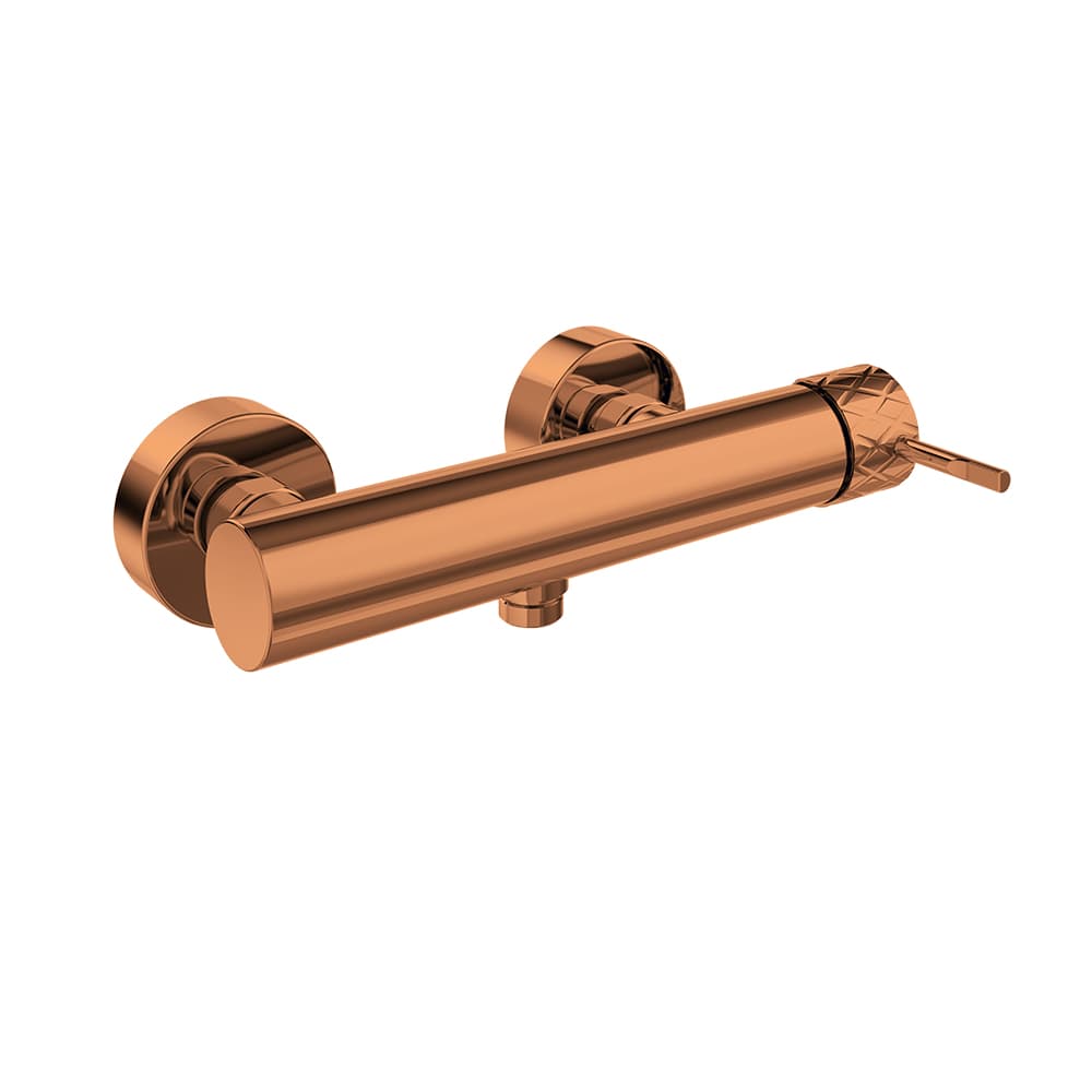 Odisea - joya, shower mixer, Brushed copper