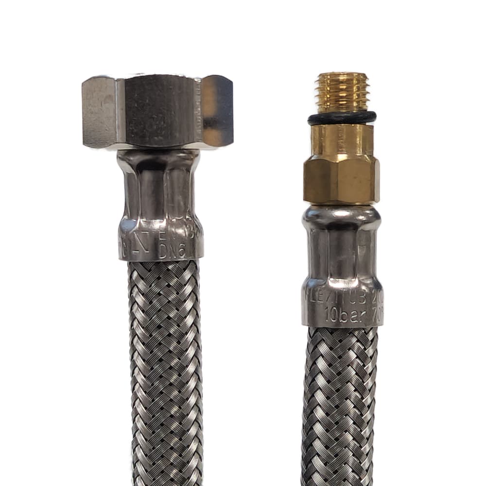 Accessoires, flexible de raccordement DN6 M8 x 1 - G3/8 de 500 mm AENOR
