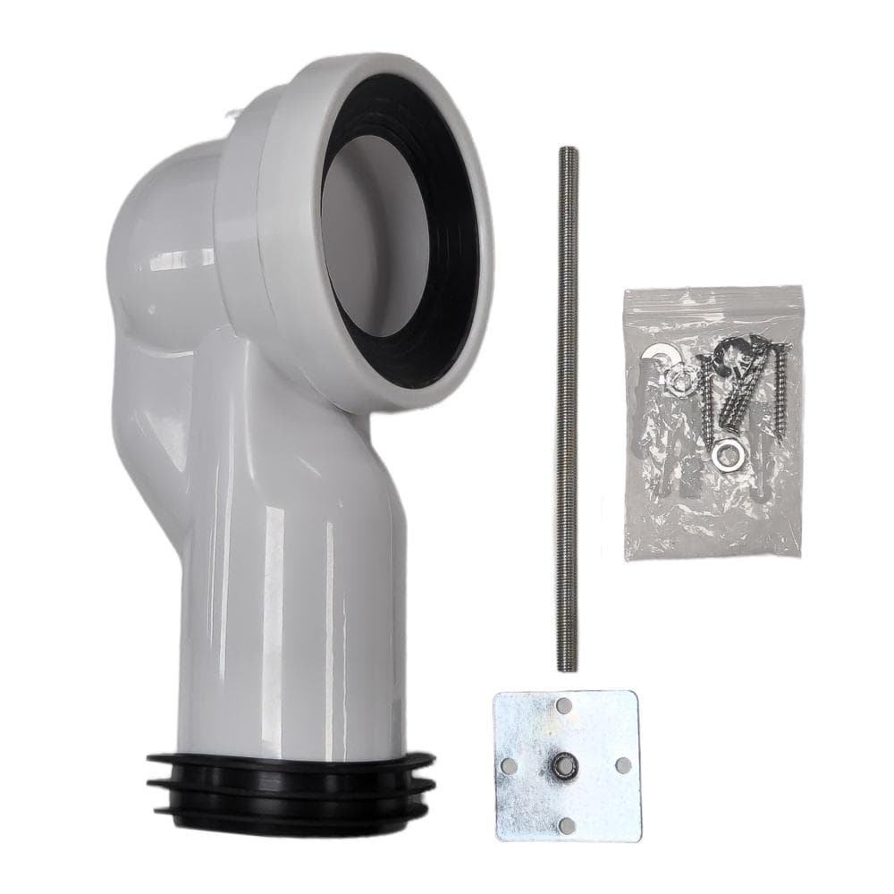 Accesorios sb, kit codo desagüe para inodoro Alma 50mm