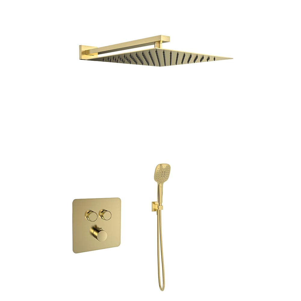 Rs smart, concealed thermostatic mixer, Brushed gold