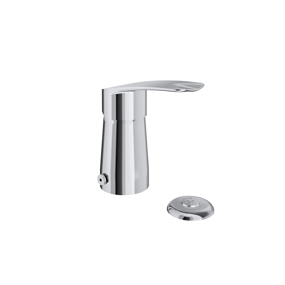 New fly, misturadora monocomando de bidé com ligação flexível 1/2" e chuveiro higiénico, Cromado