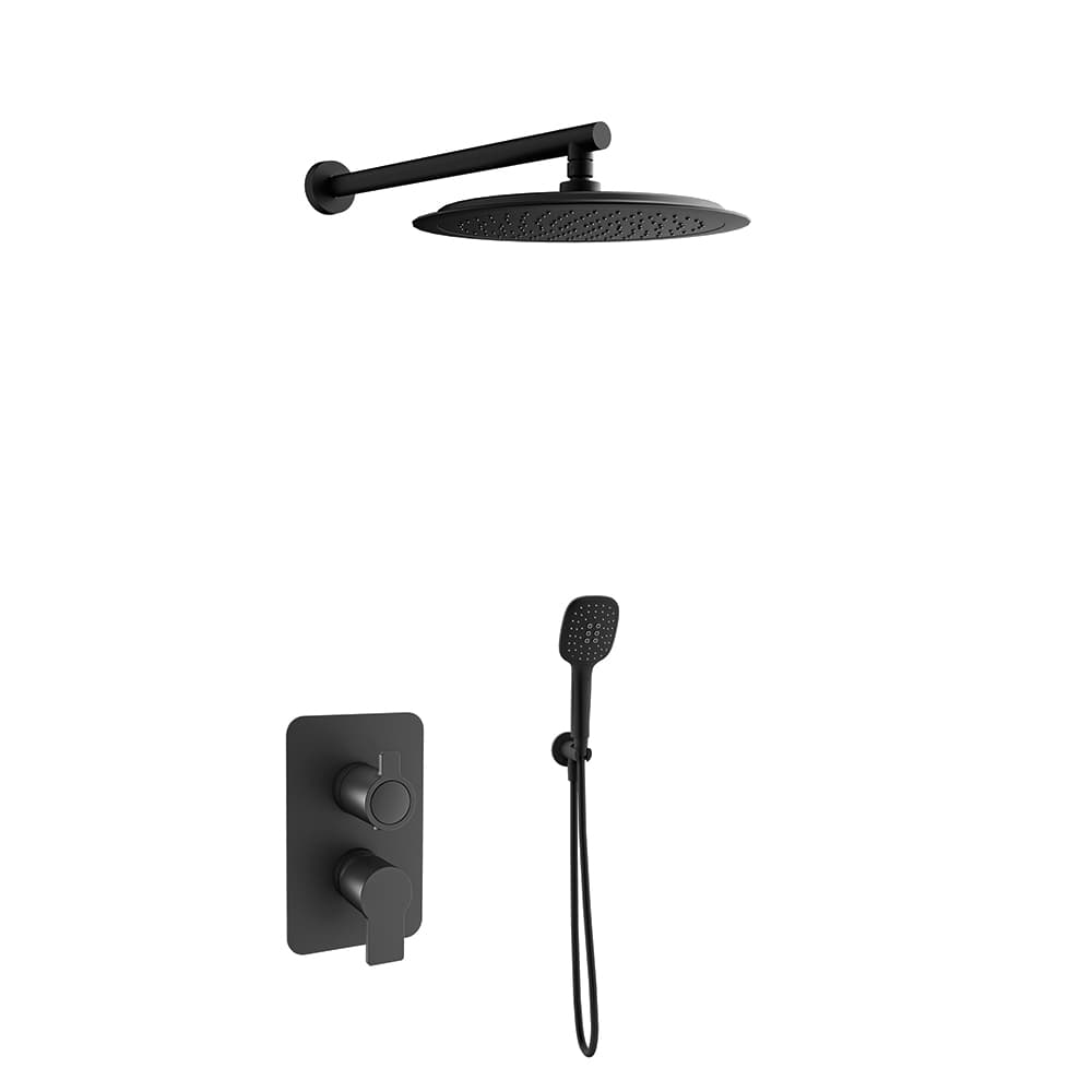 Blautherm, Breeam, mixer set, Matt black