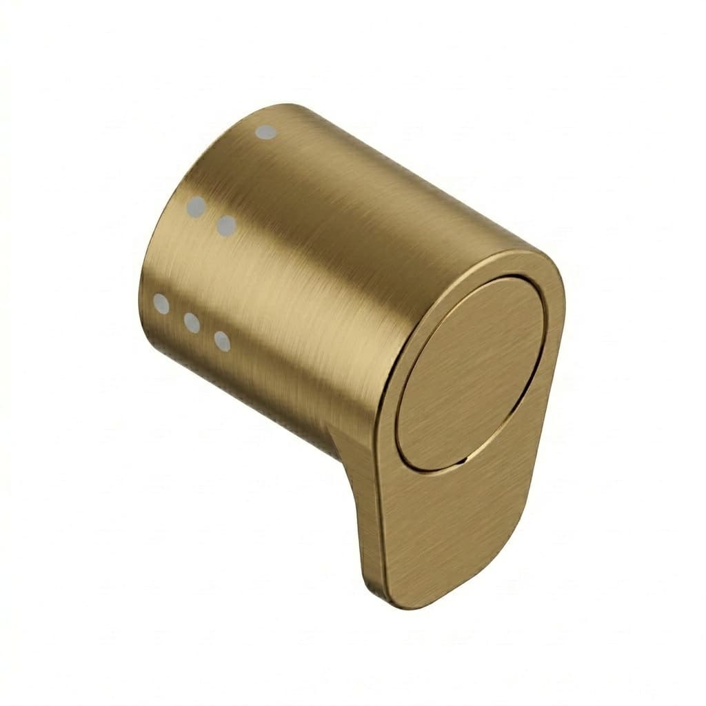 Alexia, volante 3 vías para 361513HSOC, Brushed gold