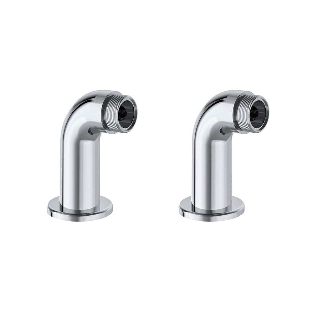 Hidroterapia, colonnine per vasca da G1/2" a G3/4" da 70 mm, Cromo