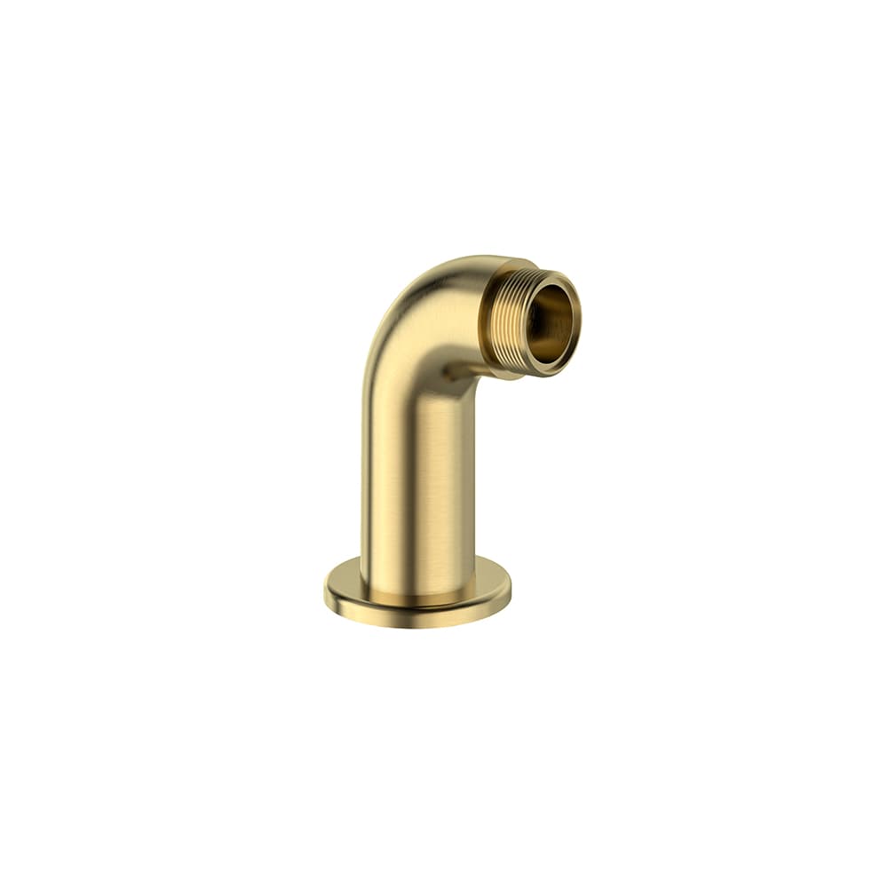 Hidroterapia, columnita de baño de G1/2" a G3/4" de 70mm, Oro cepillado