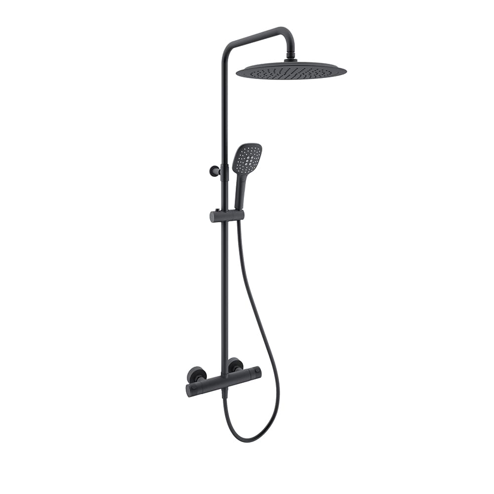 Mamma mia, shower column, Matt black