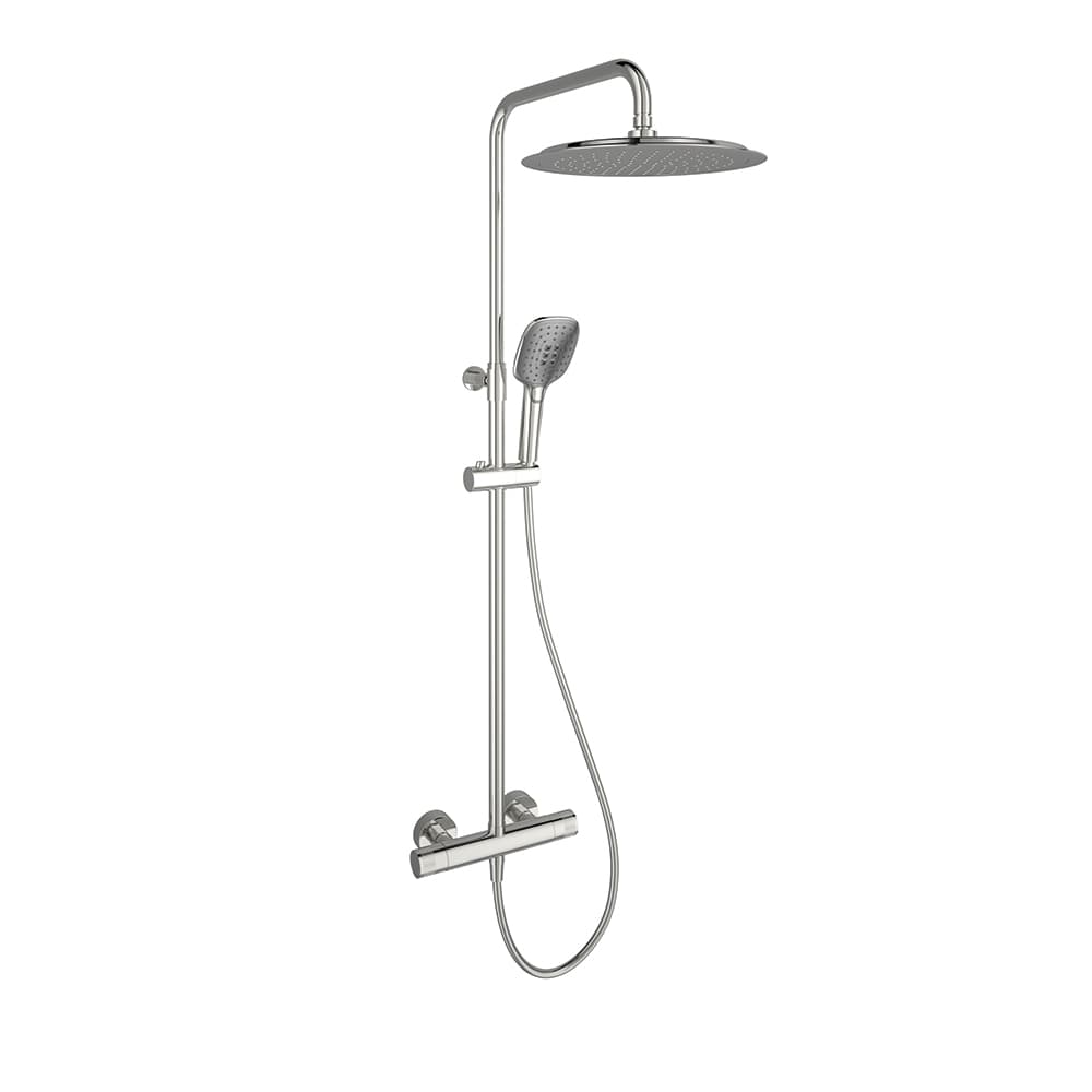 Mamma mia, shower column with Ø300mm shower head, Stainless steel