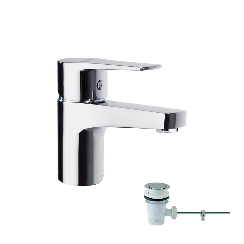 Titanium energy, monomando lavabo tool free CH2, Chromé