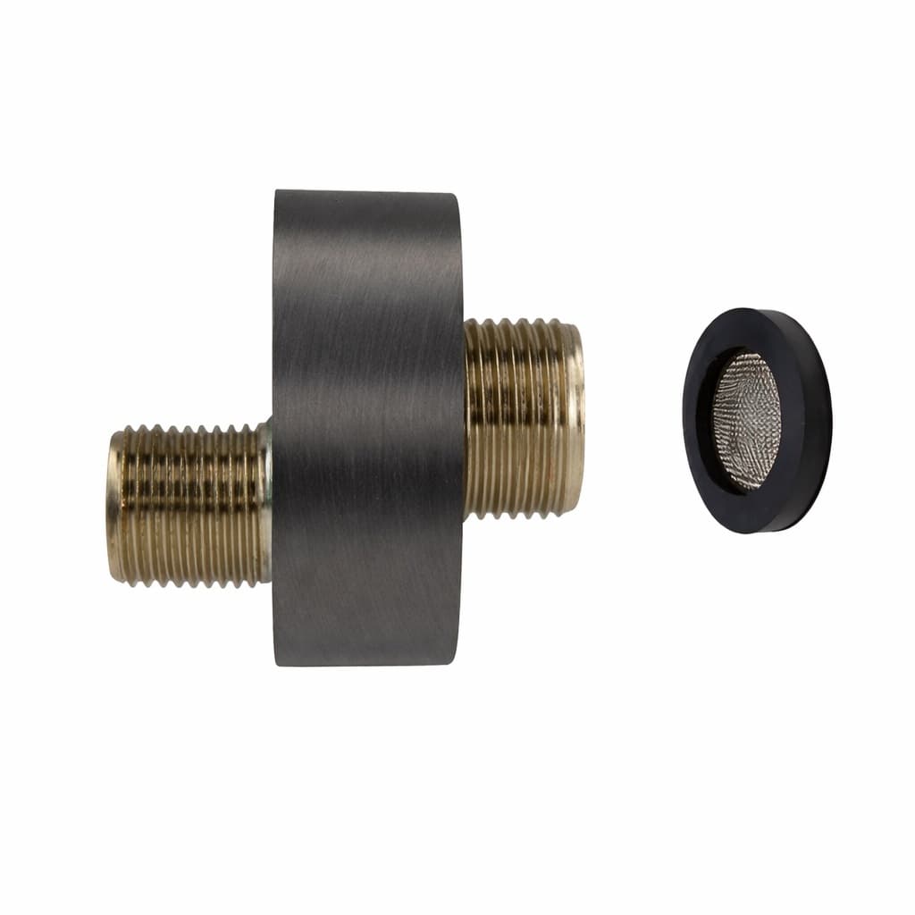 Accessories, cylindrical escutcheon with standard S-union, Graphite