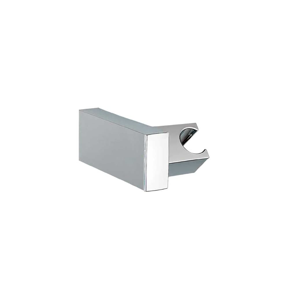 Hidroterapia, soporte orientable de pared cuadrado para ducha, Cromo