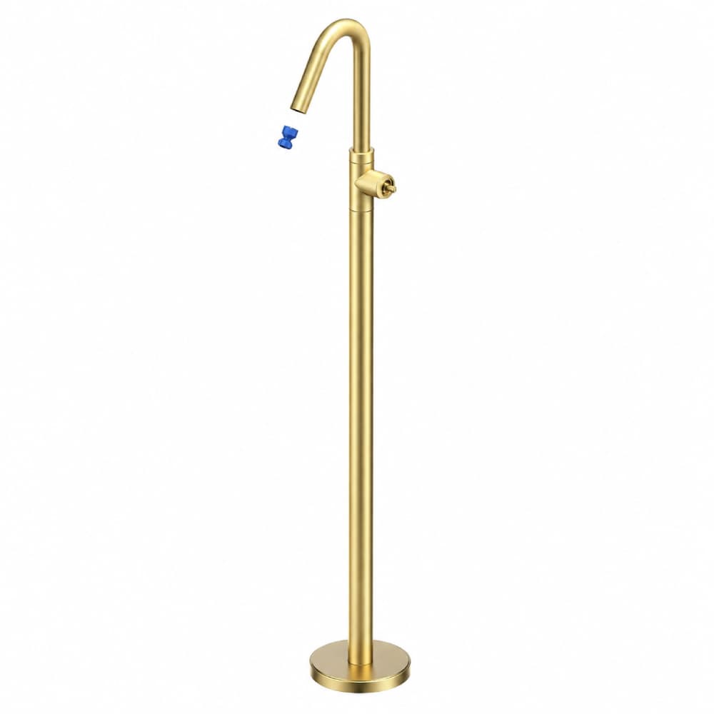 Accesorios, base-columna lavabo redonda 5l, Oro cepillado