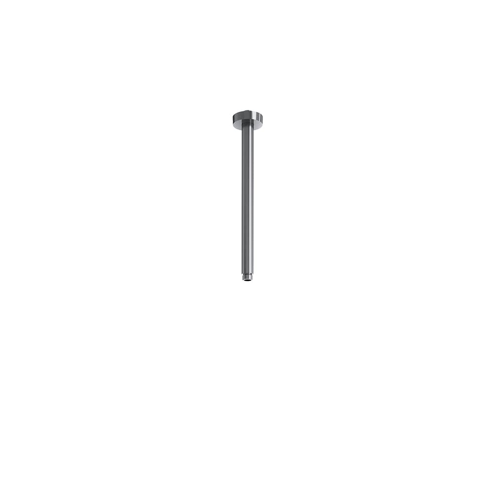 Hidroterapia, braccio doccia verticale a soffitto 300mm, Inox spazzolato