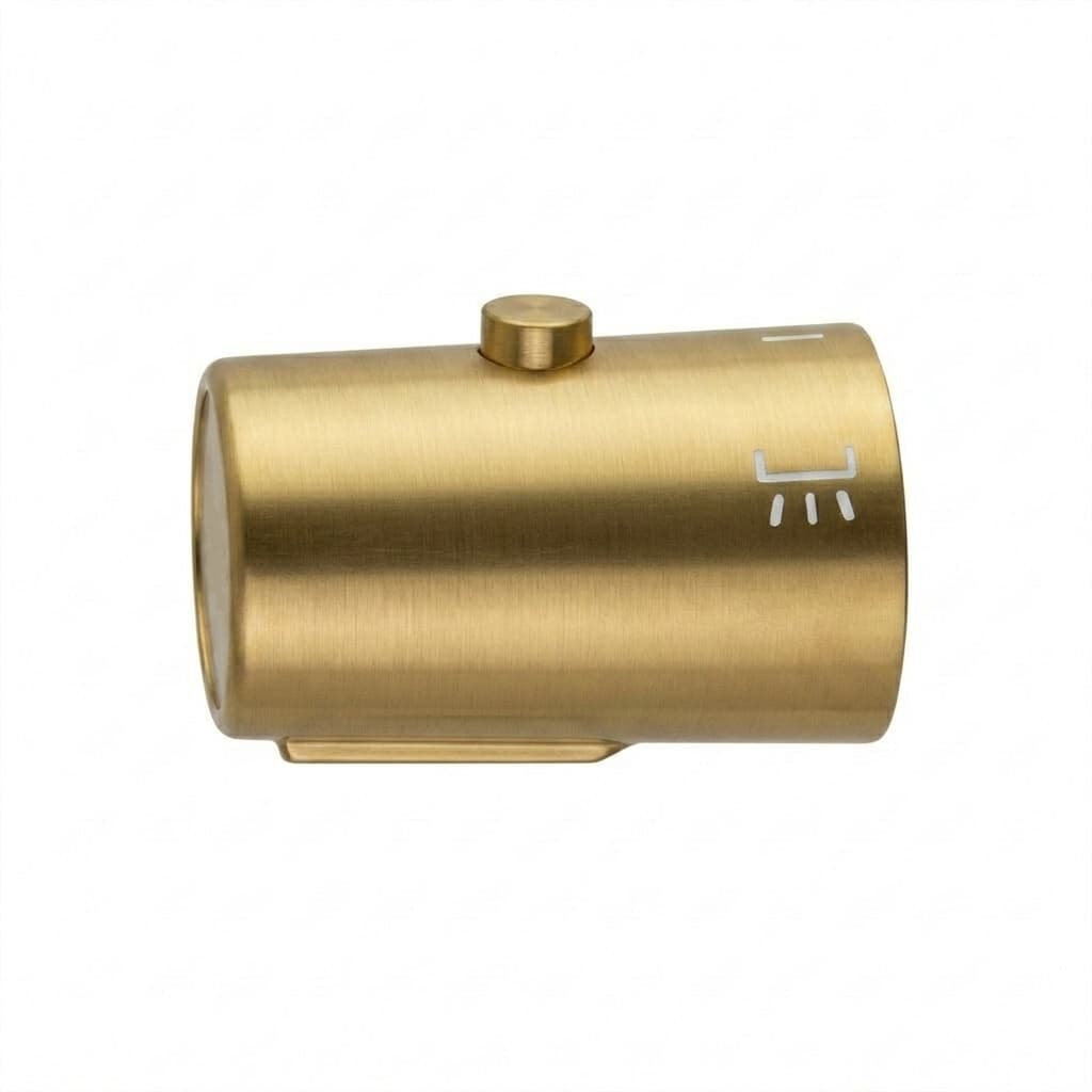Tzar, manípulo banheira-duche para misturadora de bordo de banheira, Ouro escovado