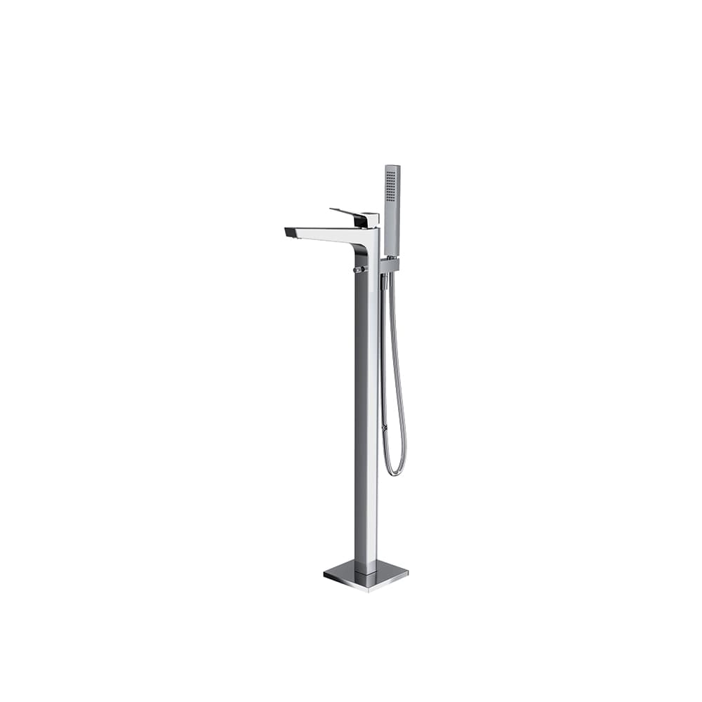 Prisma, base columna de baño, Cromo