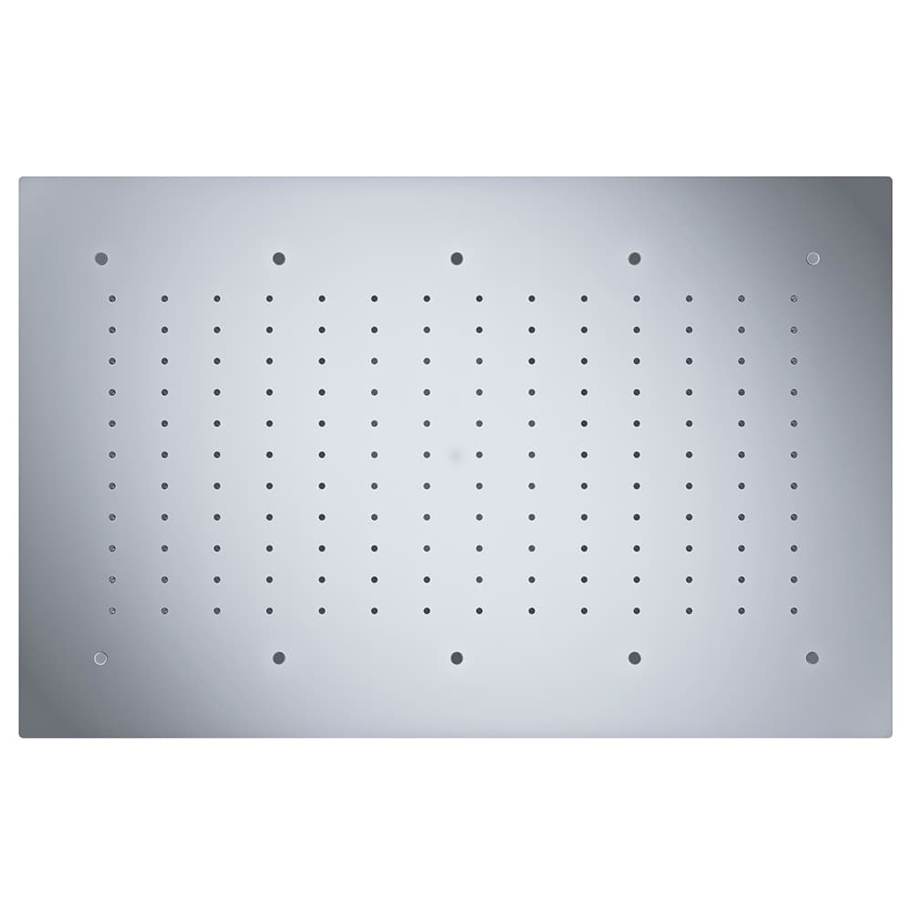 Hydroterapie, pomme de douche encastrée rectangulaire 450 x 700mm, Chromé