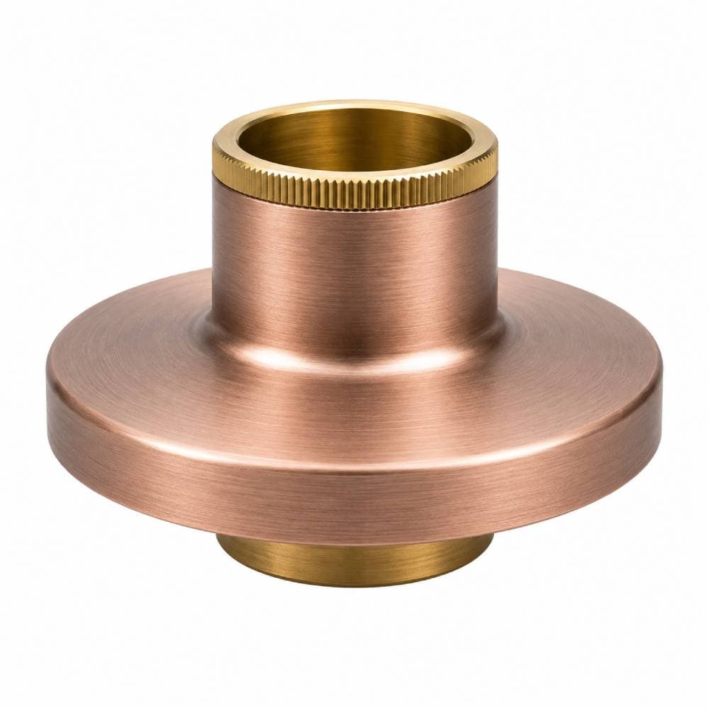 Accesorios, florón para llaves de paso de 1/2 y 3/4, Cobre cepillado