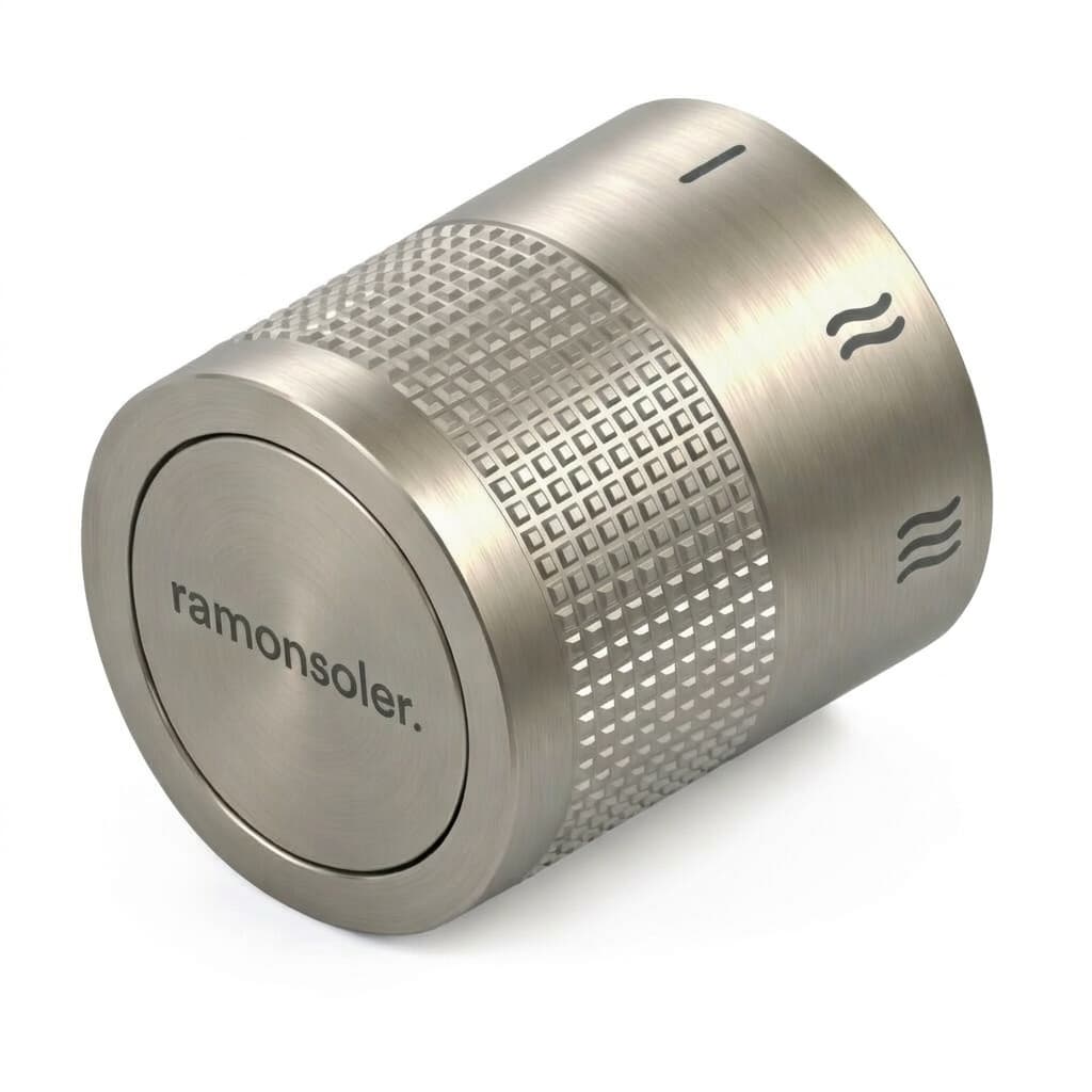 Mamma mia, volante con marcaje de caudal para 841411IX y 842511IX, Inox