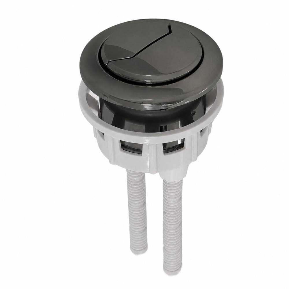 Accesorios sb, pulsador doble para tanque de inodoro completo, Grafito