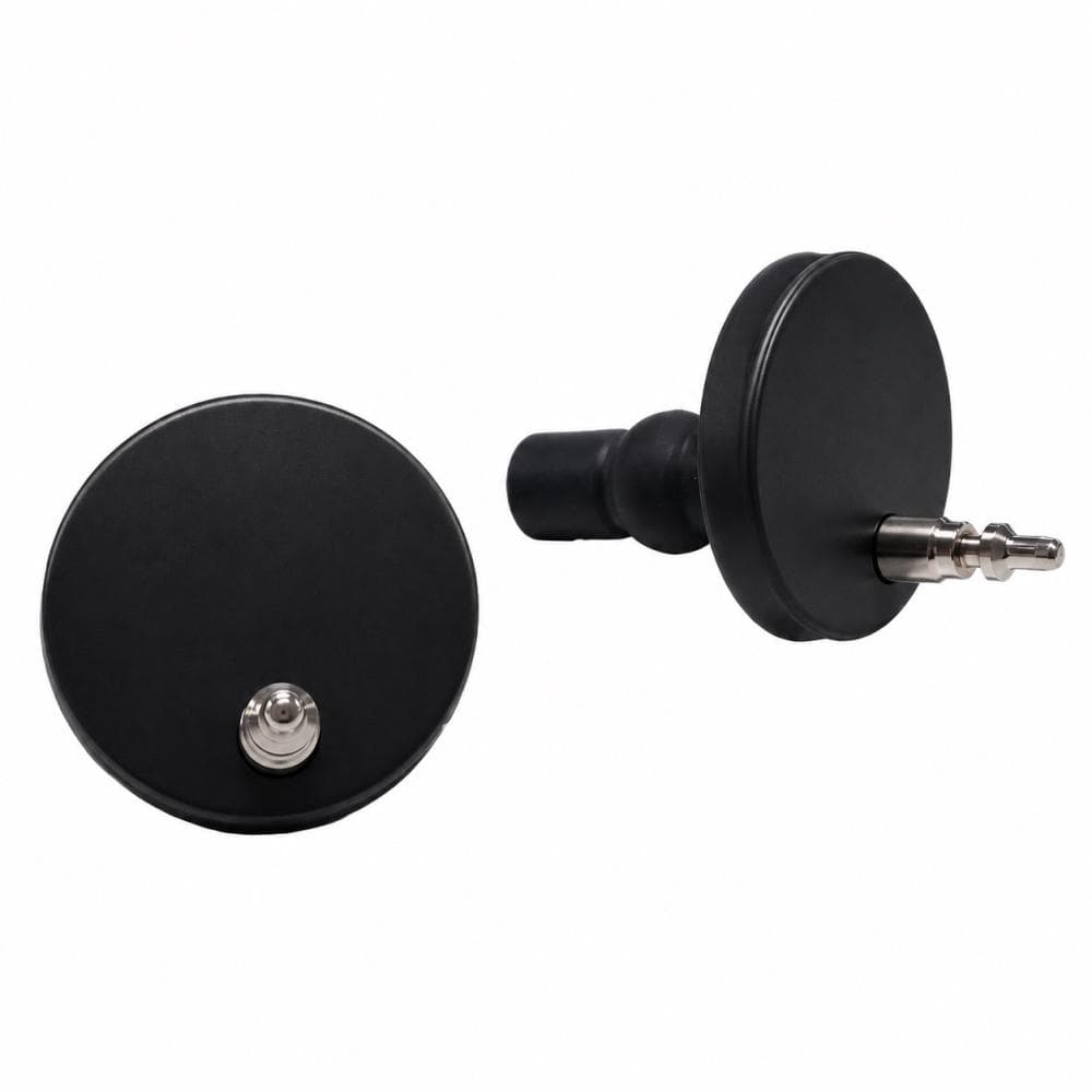 Accesorios sb, kit de fixació Ø46 per a tapa i tassa d'inodor Alma, Negre mat