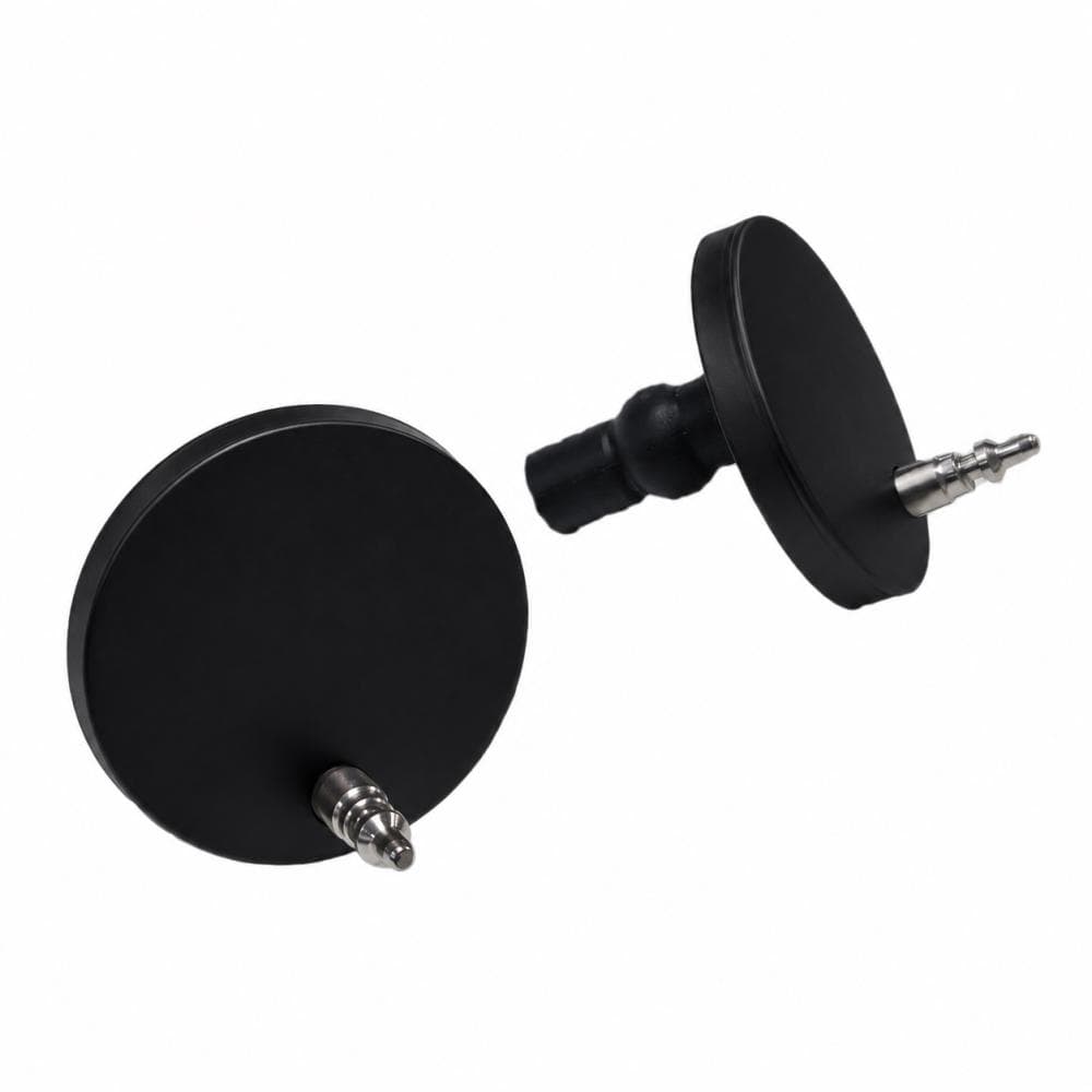 Accesorios sb, kit de fixació Ø65 per a tapa i tassa d'inodor Alma, Negre mat