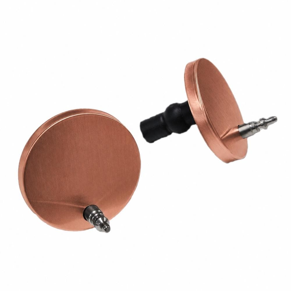 Accesorios sb, kit de fijación Ø65 para tapa y taza de inodoro Alma, Cobre cepillado