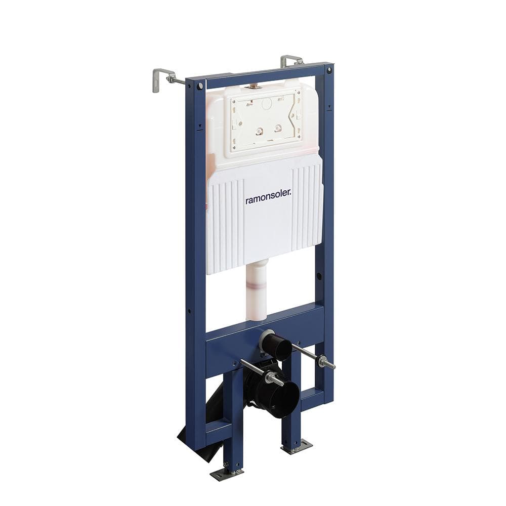 Rs block, concealed frame, 90mm deep, with cistern for wall-hung and built-in toilets