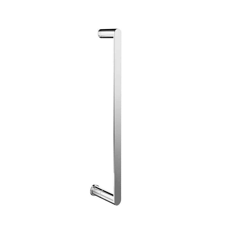 Ergos, vertical shower screen handle, Chrome