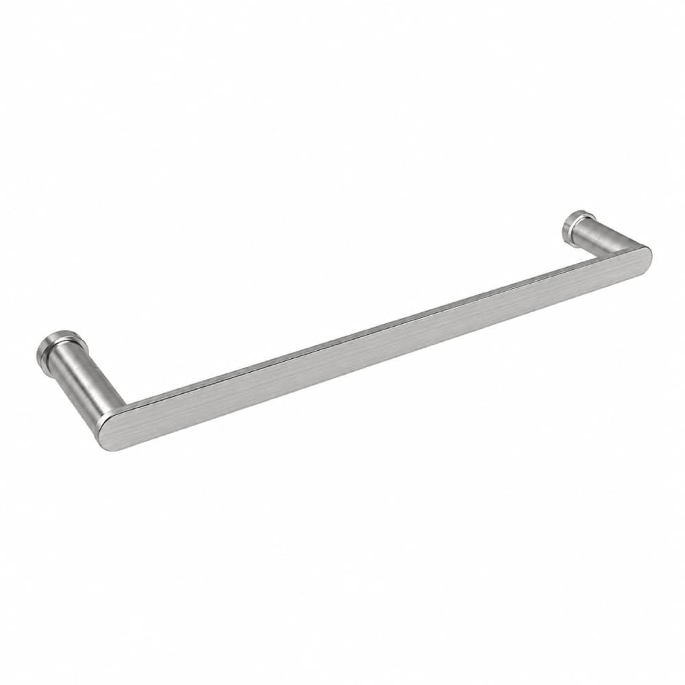 Ergos, shower screen handle, Brushed stainless steel