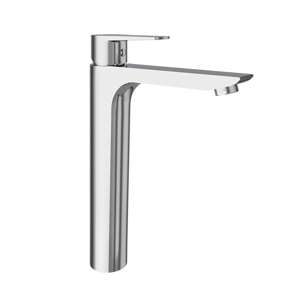 Titanium, monomando lavabo alto tool free S3, Cromo