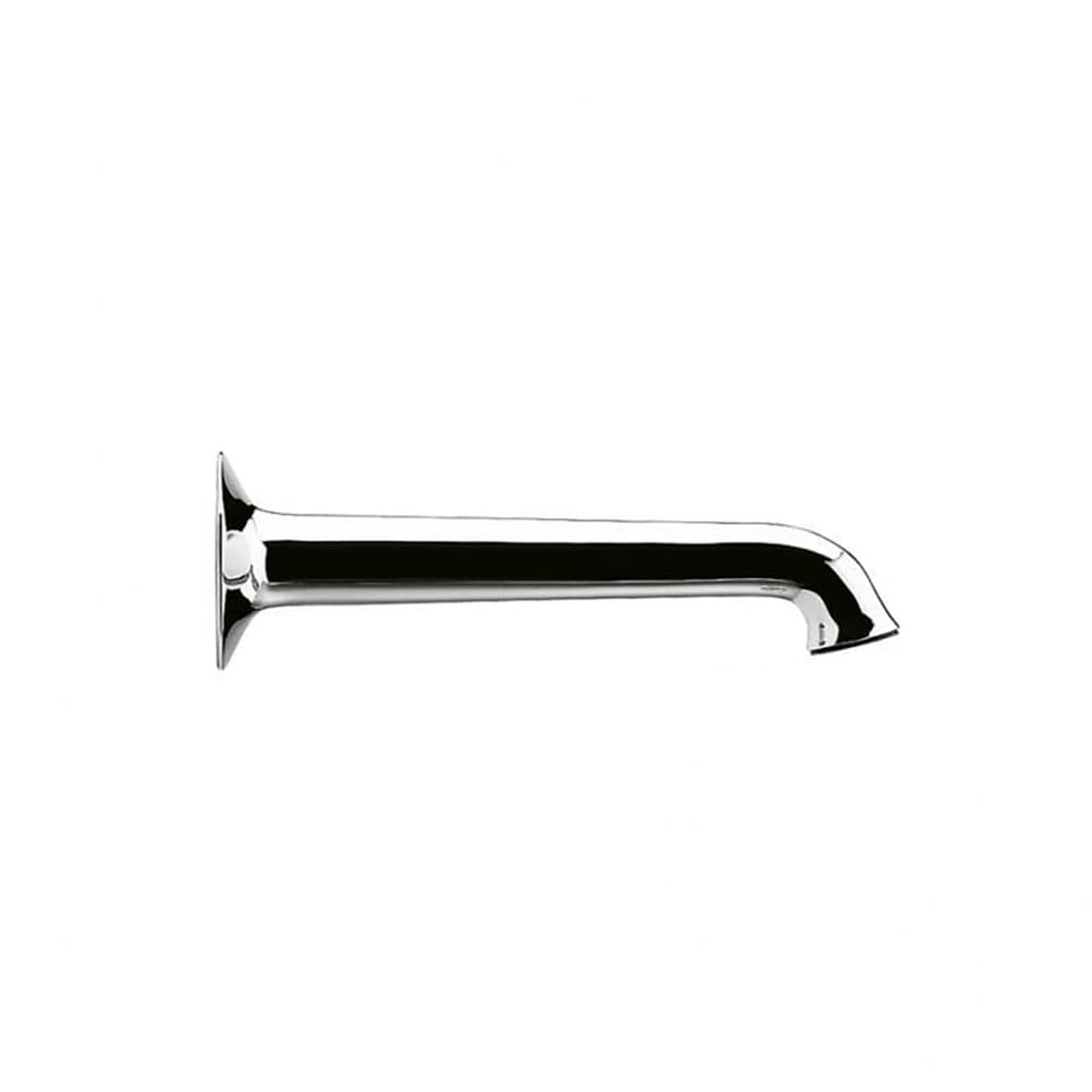 Hidroterapia, braç de dutxa tubular per a paret de 165mm, Crom
