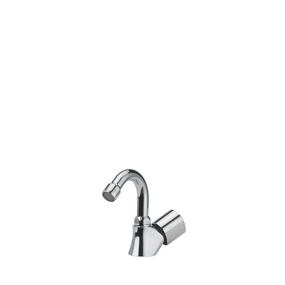 Eco, Bidet-Standventil mit schwenkbarem Rohrauslauf, Warmwasser, Chrom