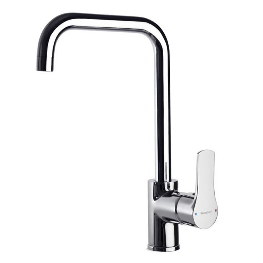 Titanium energy, mitigeur de lavabo avec système S2 et bec orientable 230 mm, Chromé
