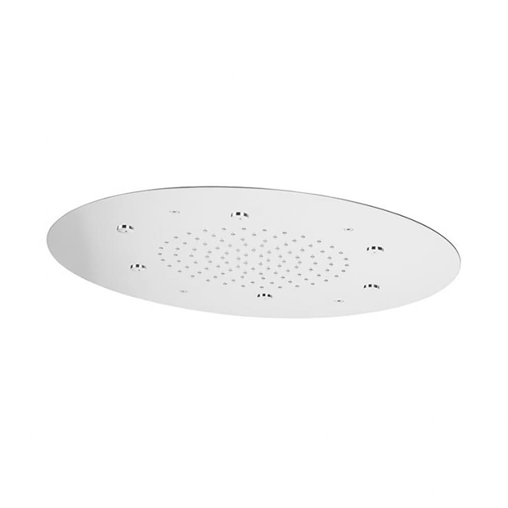 Hydroterapie, pomme de douche ronde XL Ø550mm, à 2 sorties d'eau, Chromé