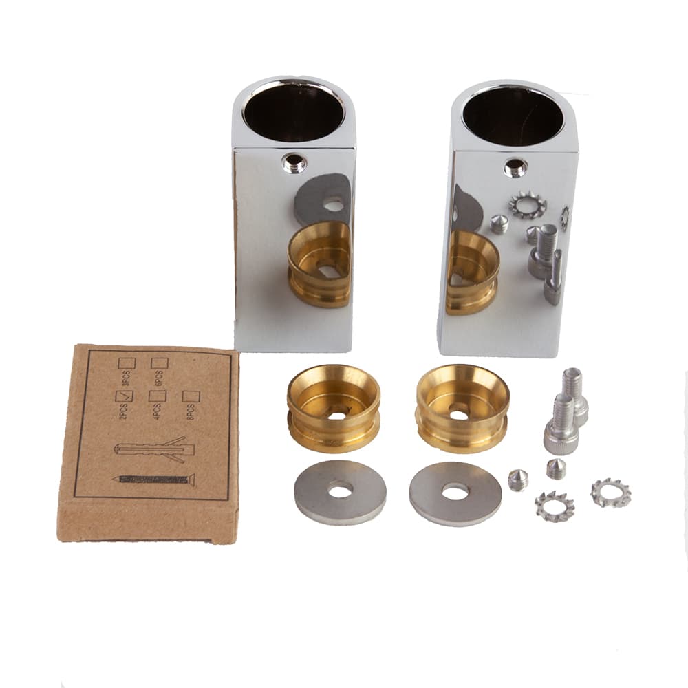 Hidroterapia, supporto a parete per 776001, Cromo