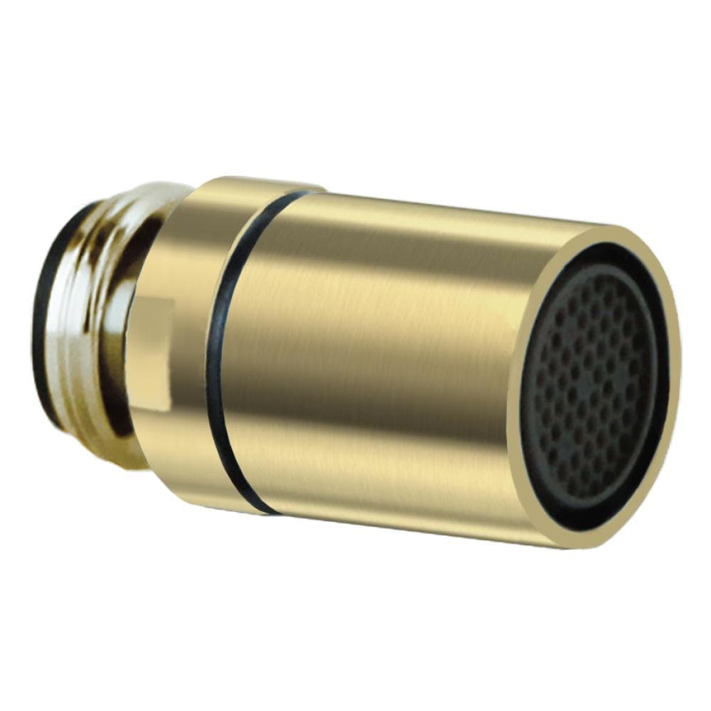 Accesorios, rótula y aireador hembra M16 x 1 para 340301-3603, Oro cepillado