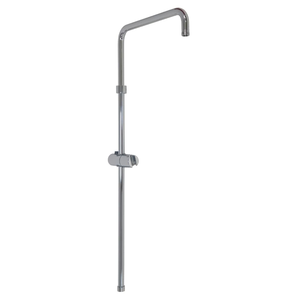 Hidroterapia, tubo fisso Ø19mm per set colonna doccia senza deviatore, Cromo