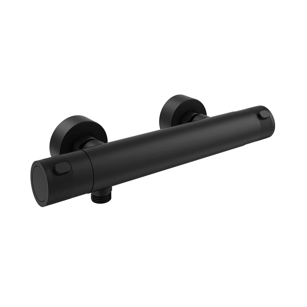 Mamma mia, thermostatic shower mixer, Matt black