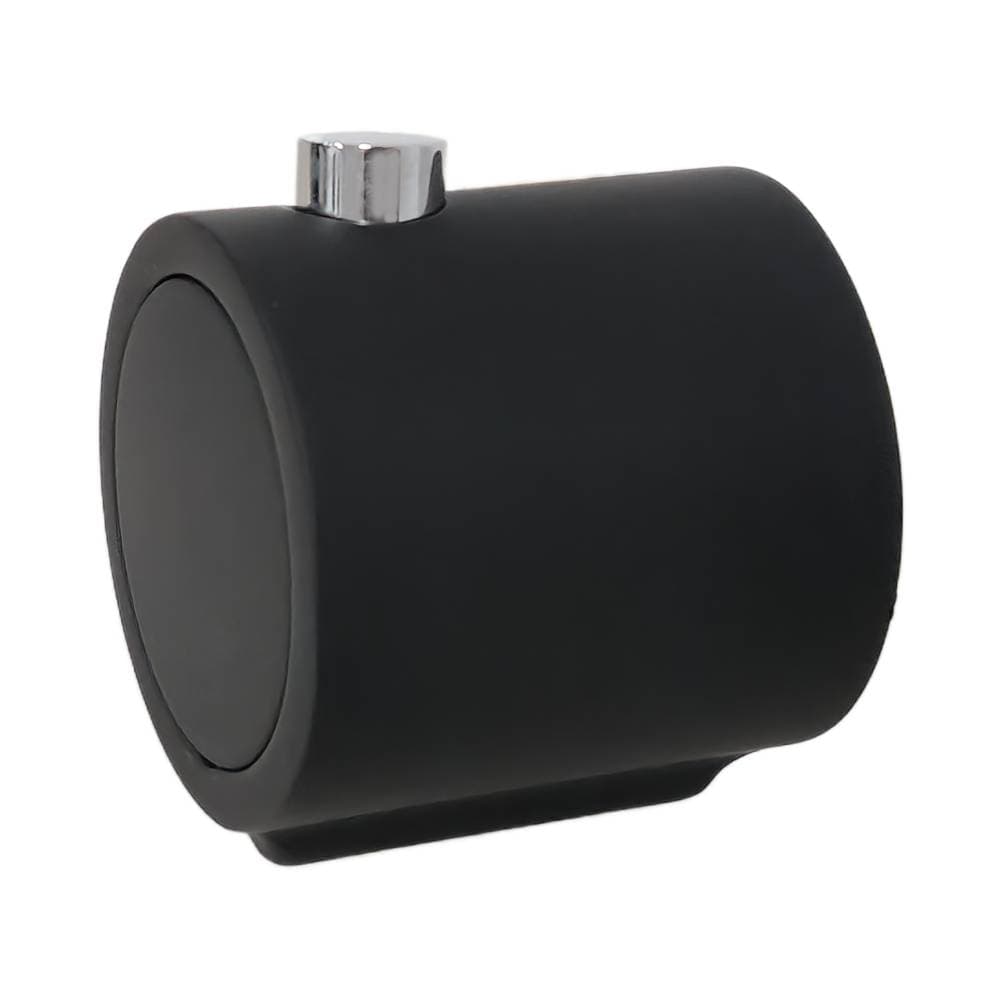 Urban chic, Griff mit Taste für Thermostat, Schwarz matt